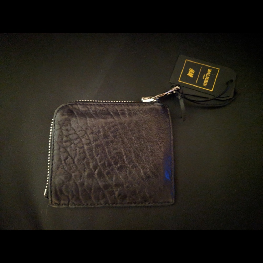 Balmain x HM mini zip wallet
